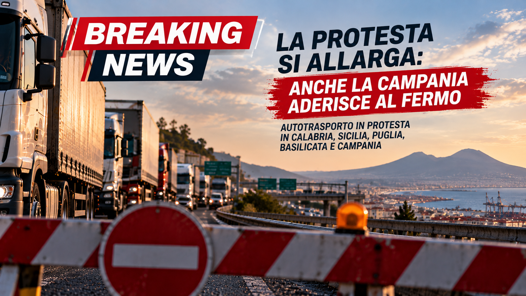 Blocco Stradale, Protesta in Campania