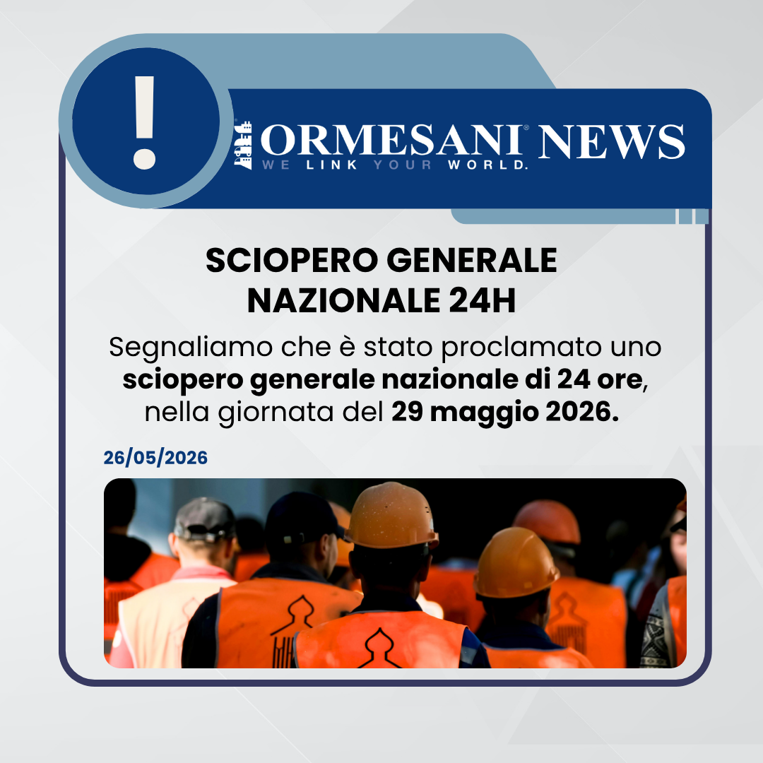 SCIOPERO GENERALE NAZIONALE 24